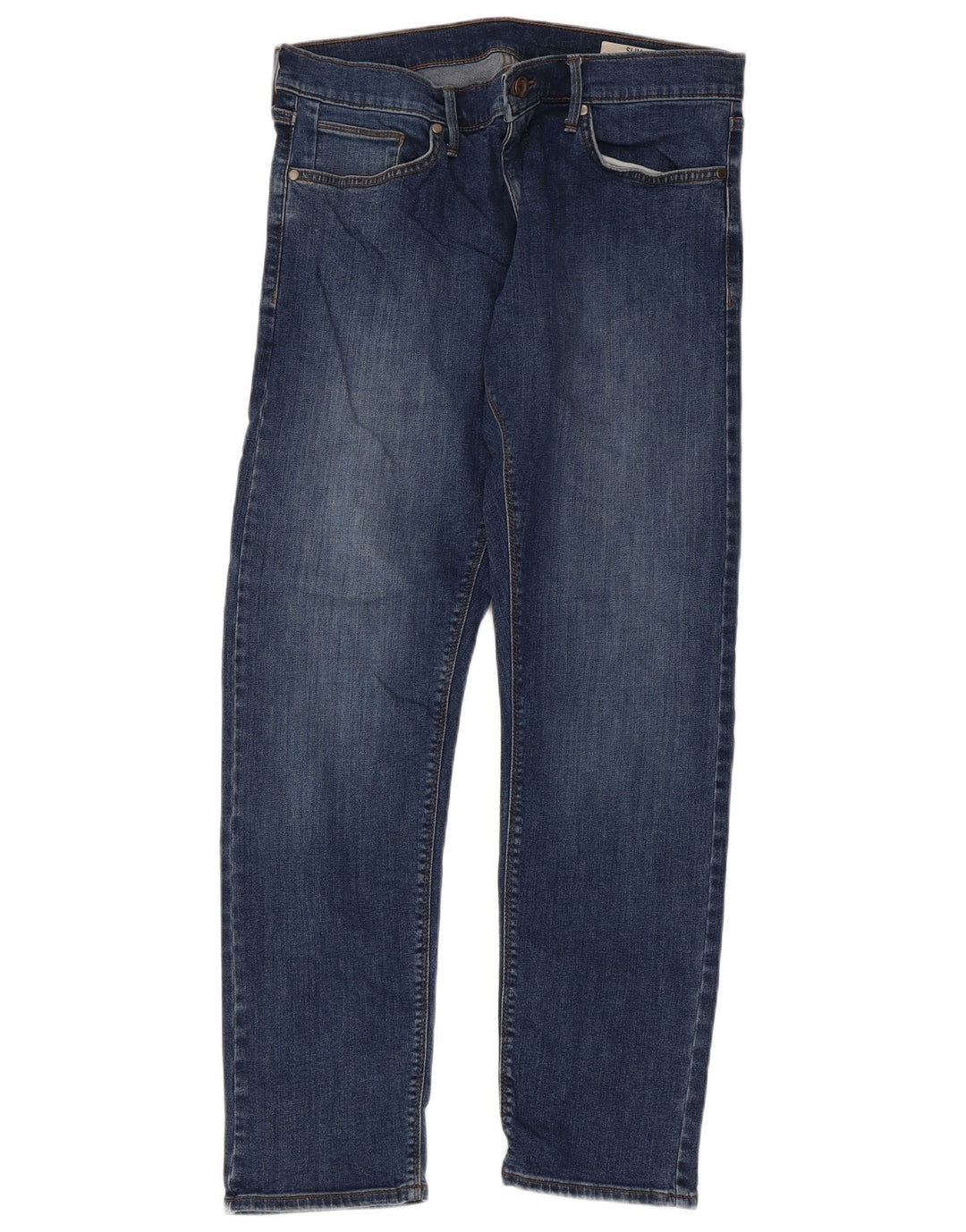 Marks & Spencer Herre Slim Jeans W34 L31 Blå Bomuld