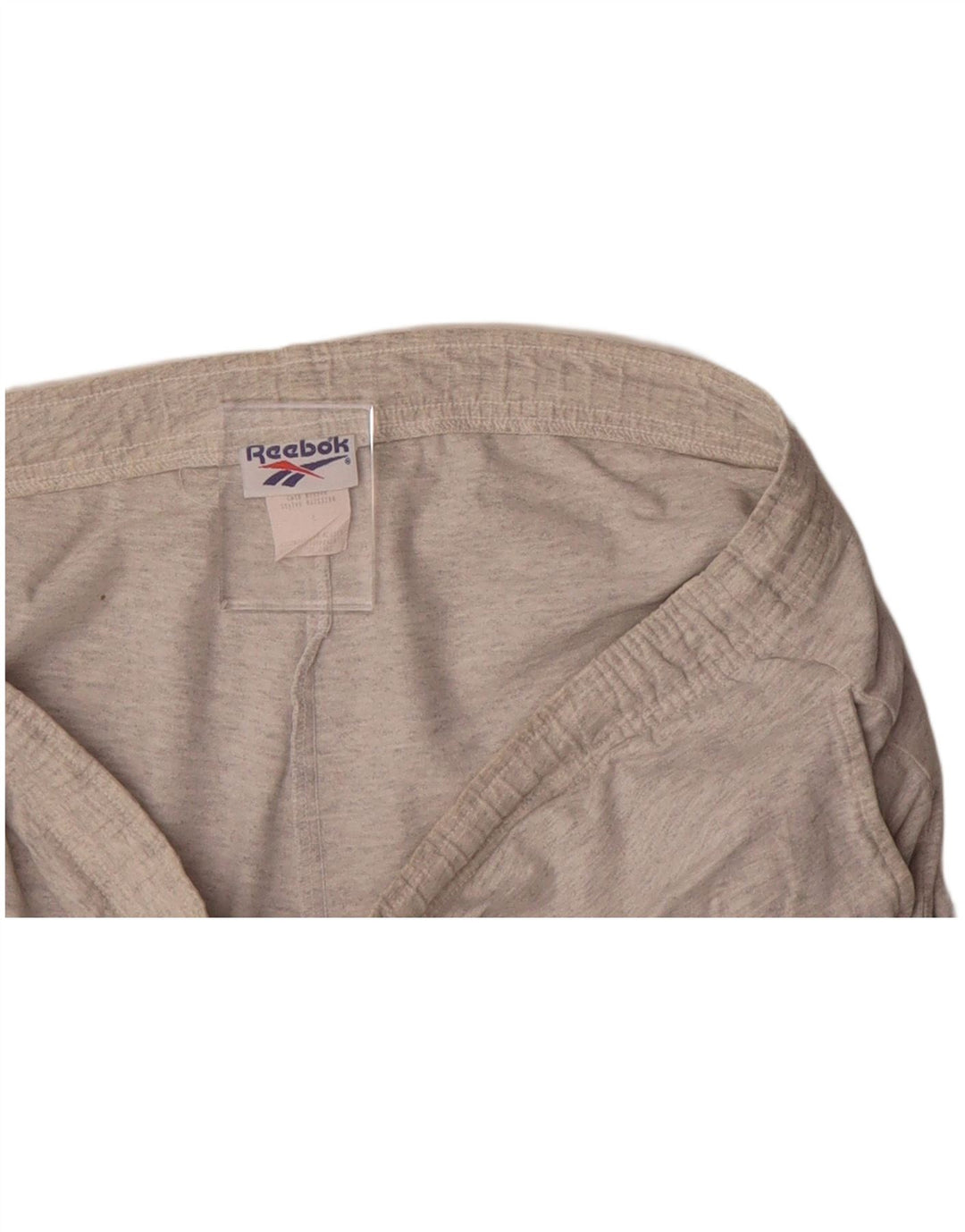 REEBOK Mens Sport Shorts Large Grey Cotton