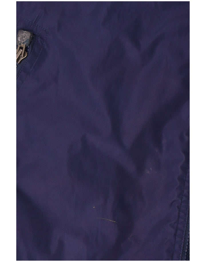 Adidas Herre Windbreaker Jacket UK 44/46 Large Navy Blue Polyamide