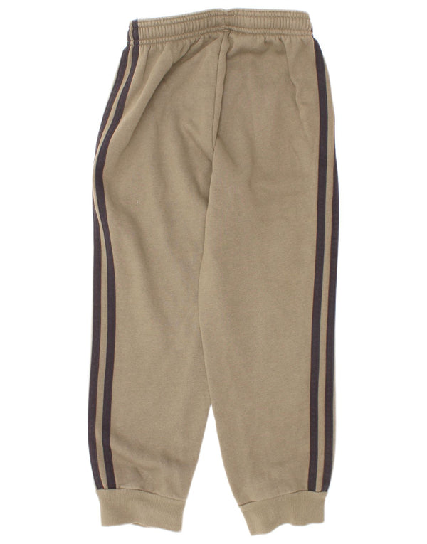 Adidas Drenge Træningsdragt Bukser Joggers 6-7 år Khaki Bomuld
