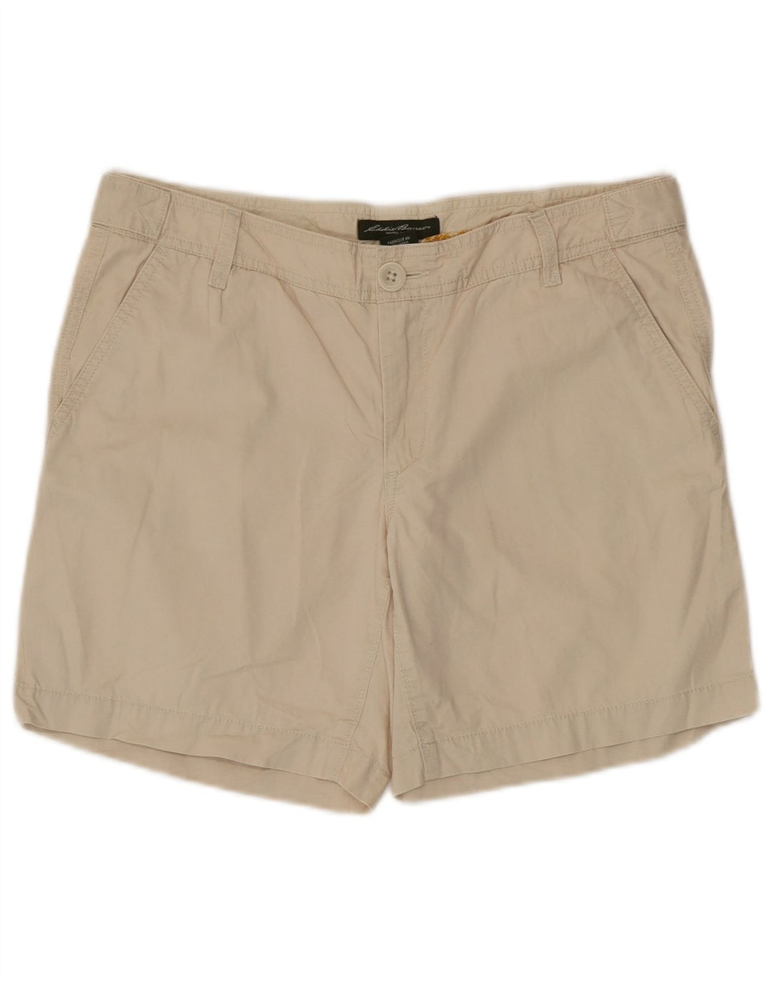 EDDIE BAUER Chino Shorts til kvinder US 6 Medium W34 Beige Bomuld