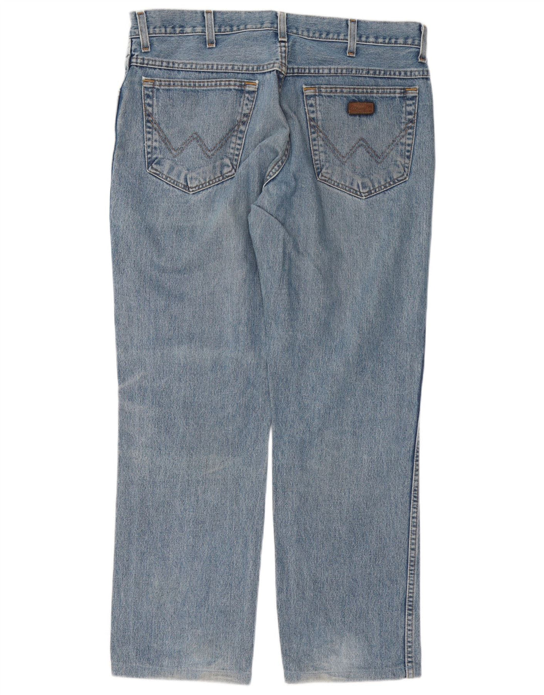 Wrangler Herre Texas Straight Jeans W35 L29 Blå Bomuld