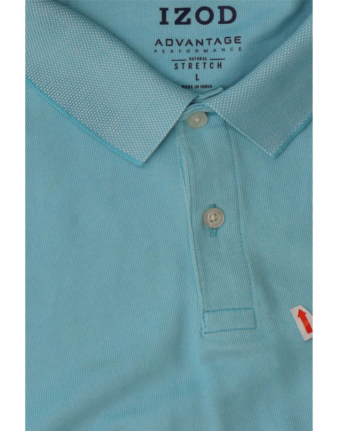 IZOD Mens Polo Shirt Large Blue Cotton Vintage Izod and Second-Hand Izod from Messina Hembry 