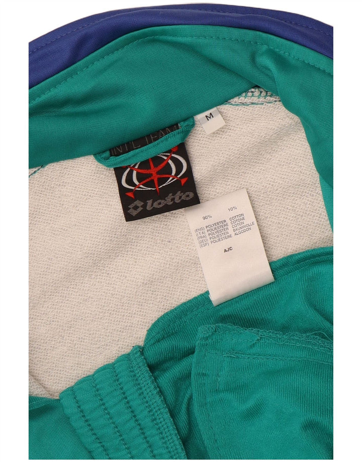 Lotto Herre træningsdragt Topjakke Medium Grøn Colourblock Polyester