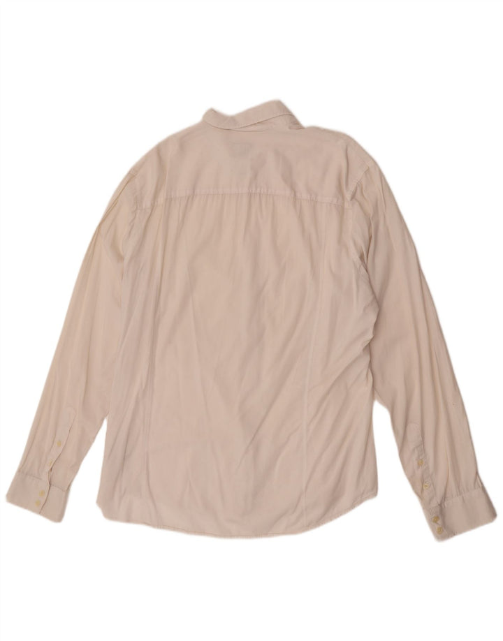Calvin Klein Jeans Herreskjorte 2XL Off White Bomuld
