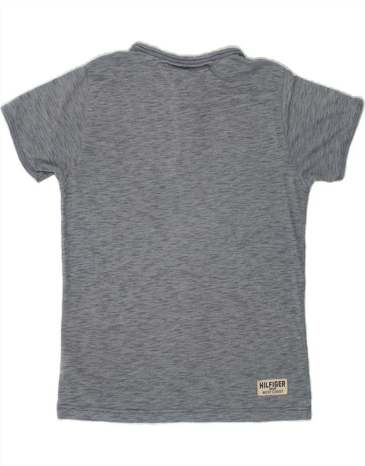 TOMMY HILFIGER Mens T-Shirt Top Small Grey Cotton Vintage Tommy Hilfiger and Second-Hand Tommy Hilfiger from Messina Hembry 