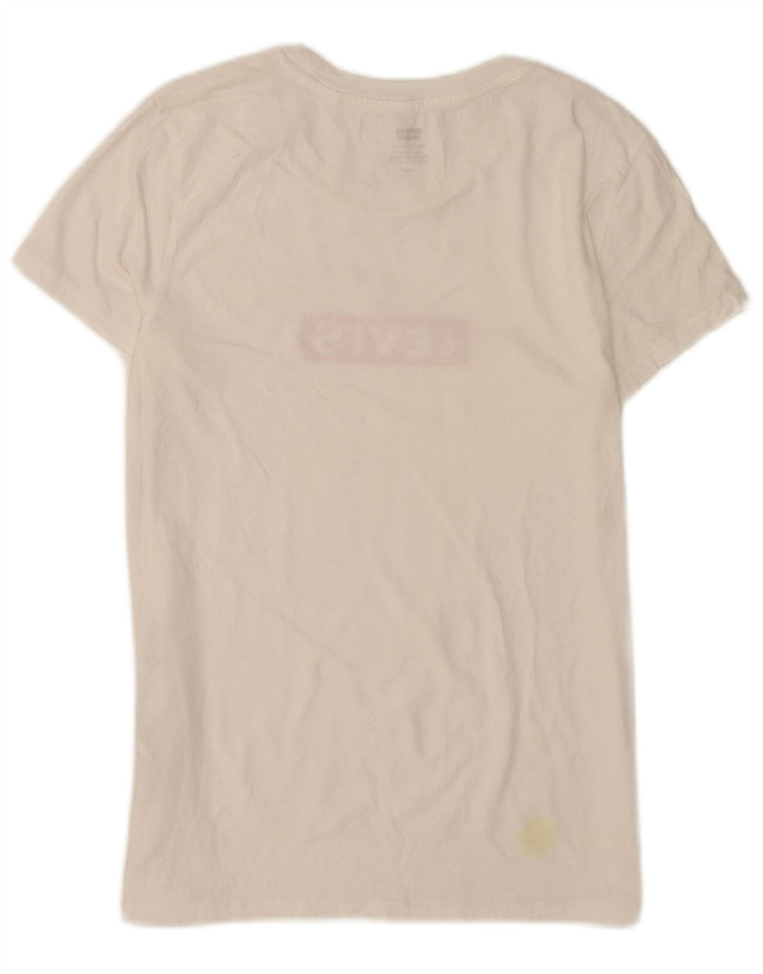 Levi's Grafisk T-shirt top til kvinder UK 8 Lille hvid bomuld