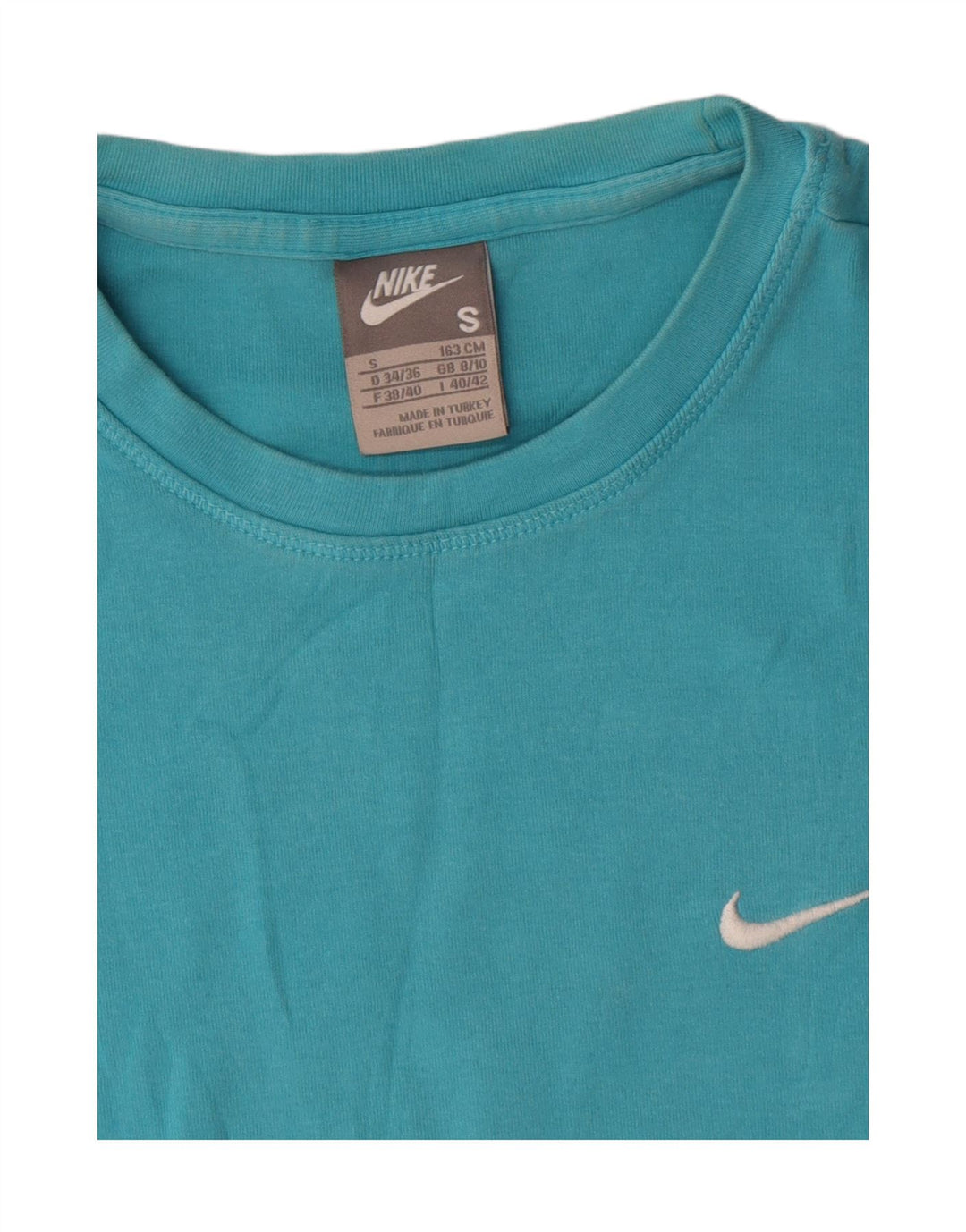 Nike T-Shirt Top UK 8/10 Small Blue