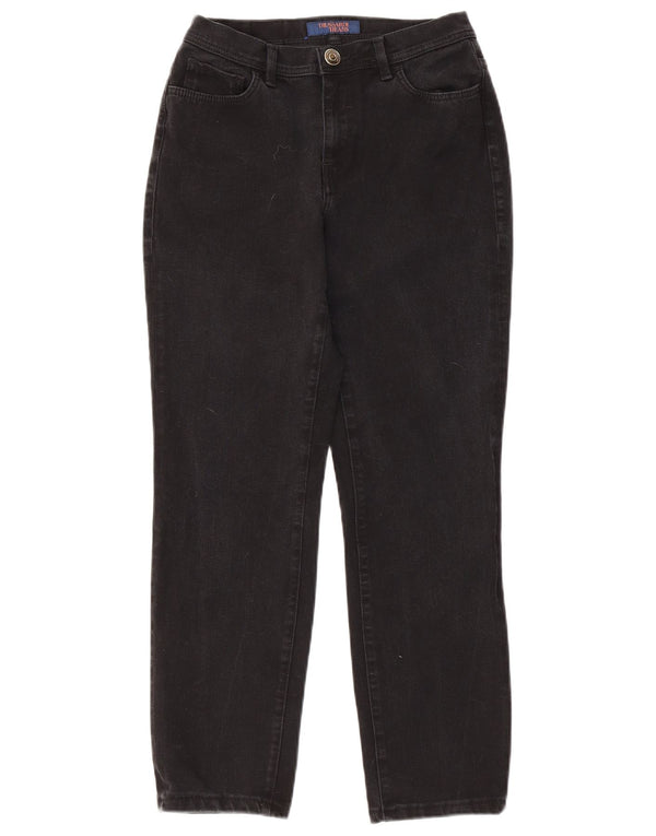 Trussardi Dame Mid Rise Slim Jeans W28 L26 Sort