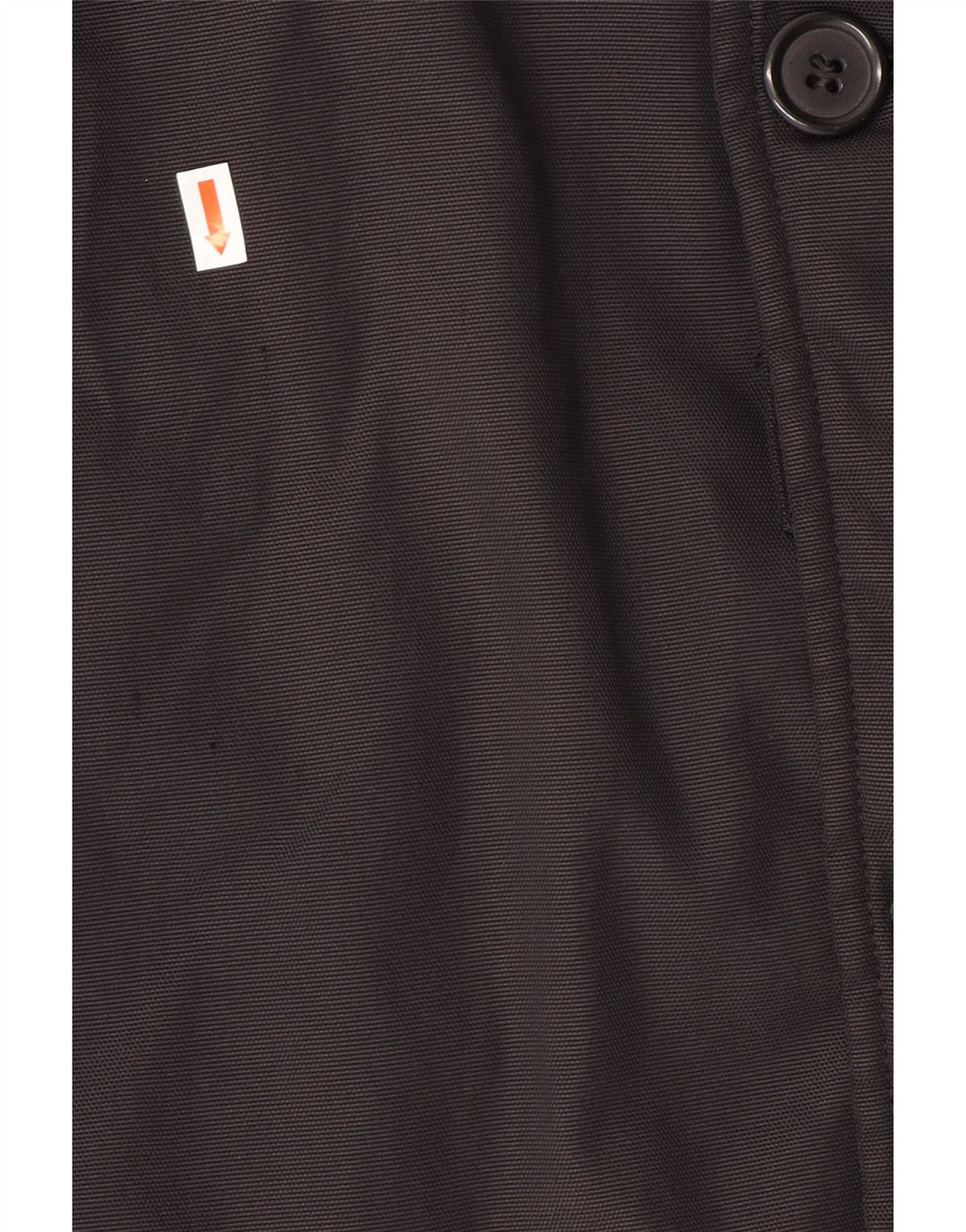 BURBERRY Overfrakke til mænd UK 40 Large Black Polyamid Classic