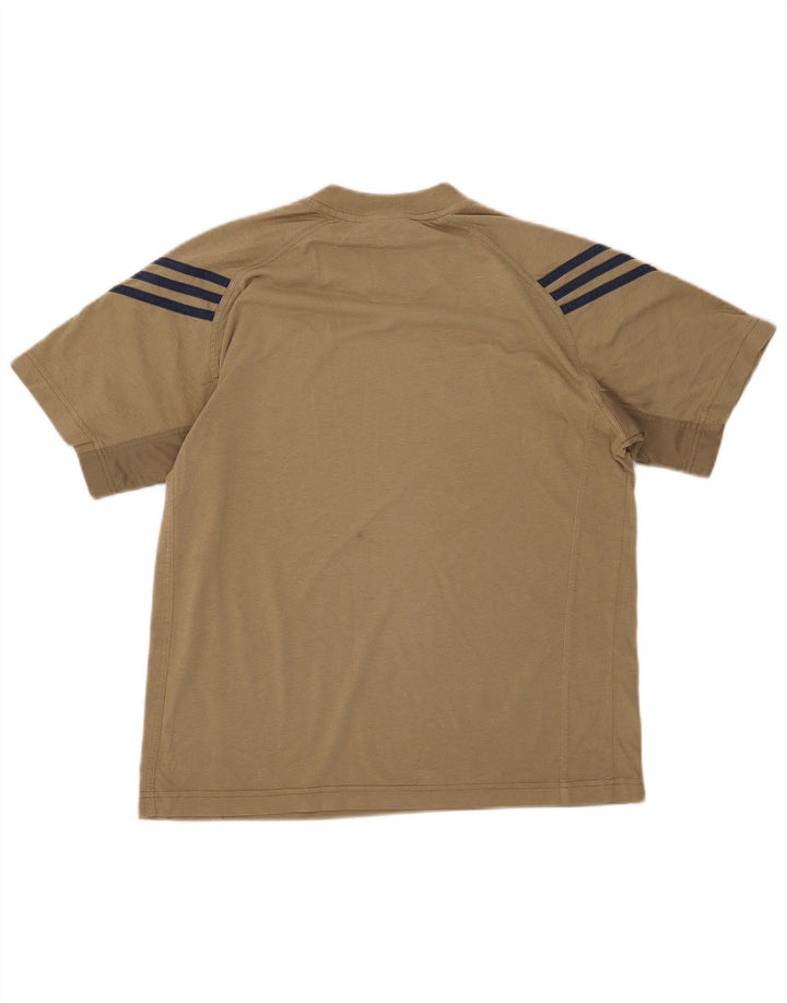 Adidas Herre T-Shirt Top Medium Khaki Bomuld