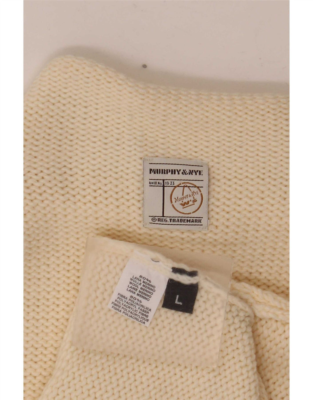 Murphy & Nye Dame Vest Tank Top UK 14 Large Off White Uld