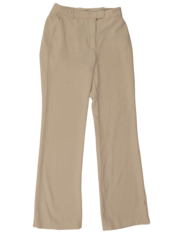 Zara Dame Bootcut Suit Bukser XS W24 L31 Beige