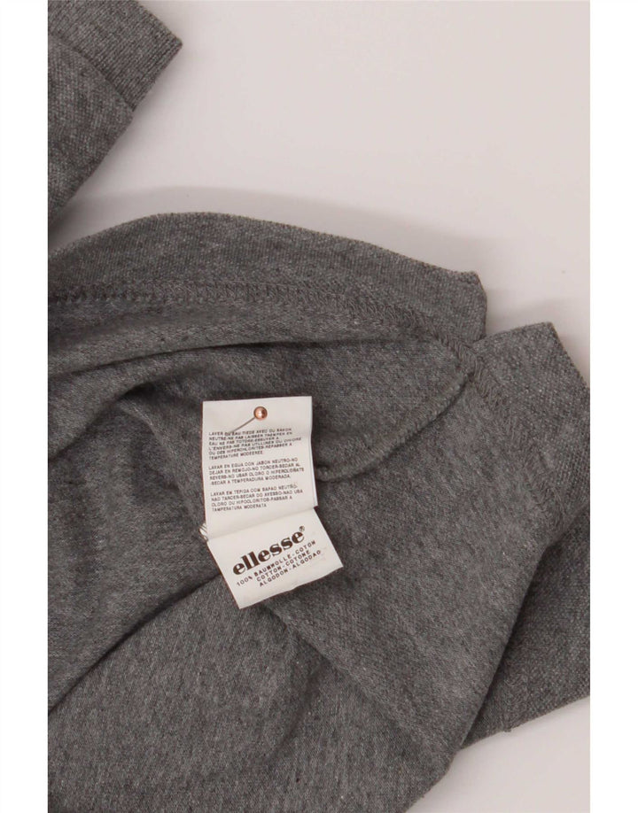 Ellesse Herre Polo Shirt 2XL Grå Bomuld