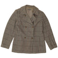 Marks & Spencer Dame Blazer Jacket UK 12 Medium Grey Check
