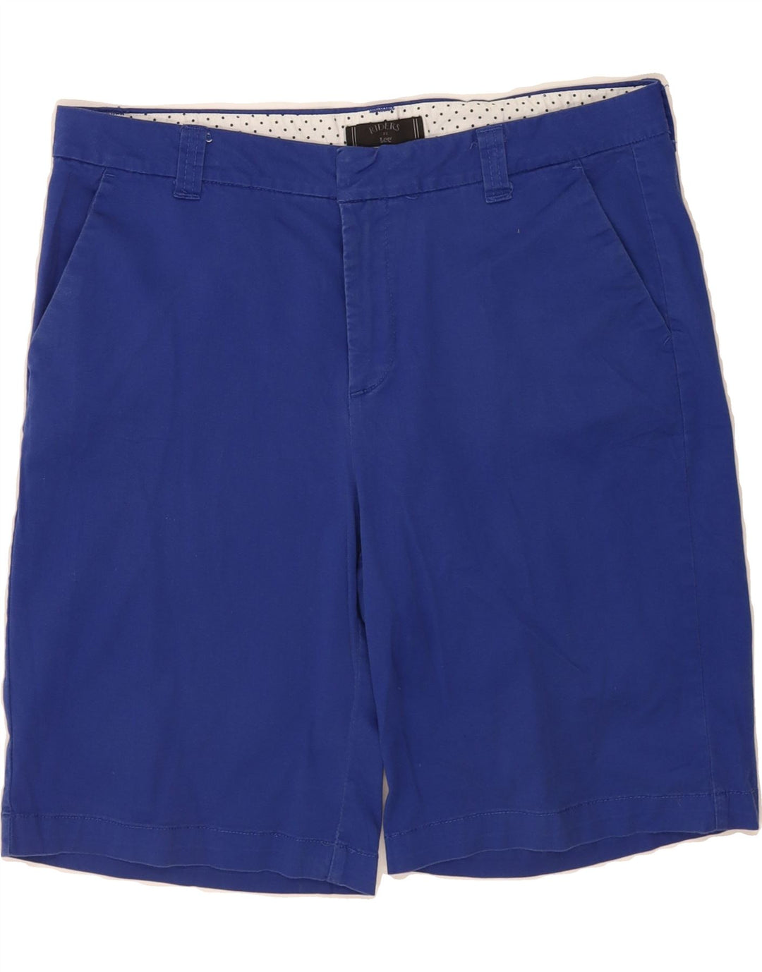 LEE Womens Riders Chino Shorts US 12 Large W34 Blue Cotton Vintage Lee and Second-Hand Lee from Messina Hembry 