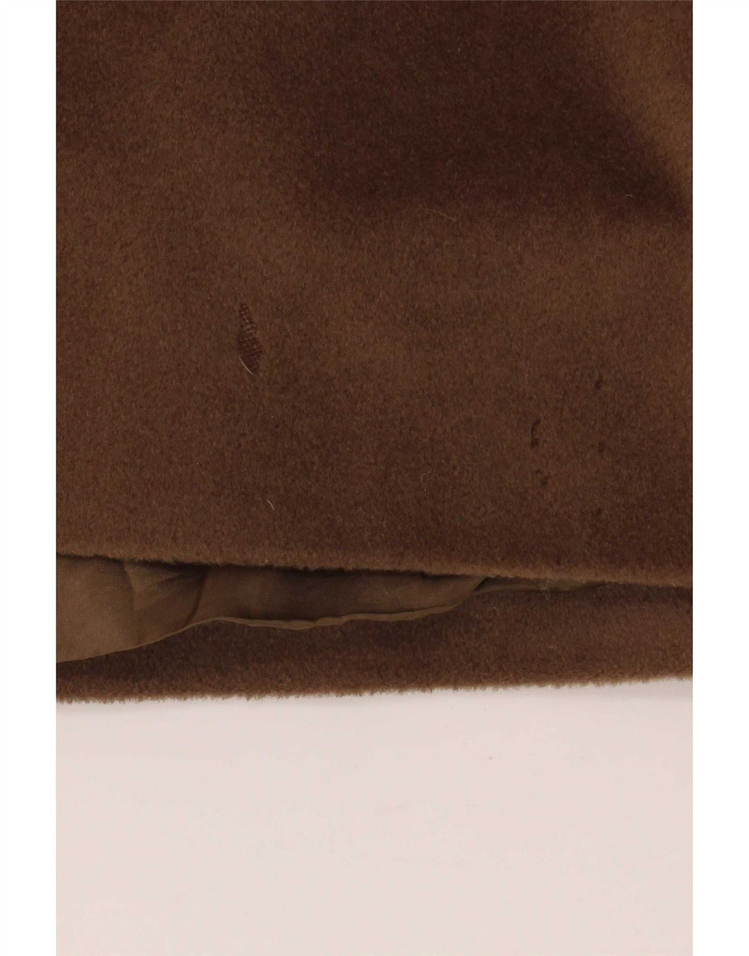 Max Mara Dame Oversized Overfrakke UK 12 Medium Brun Uld