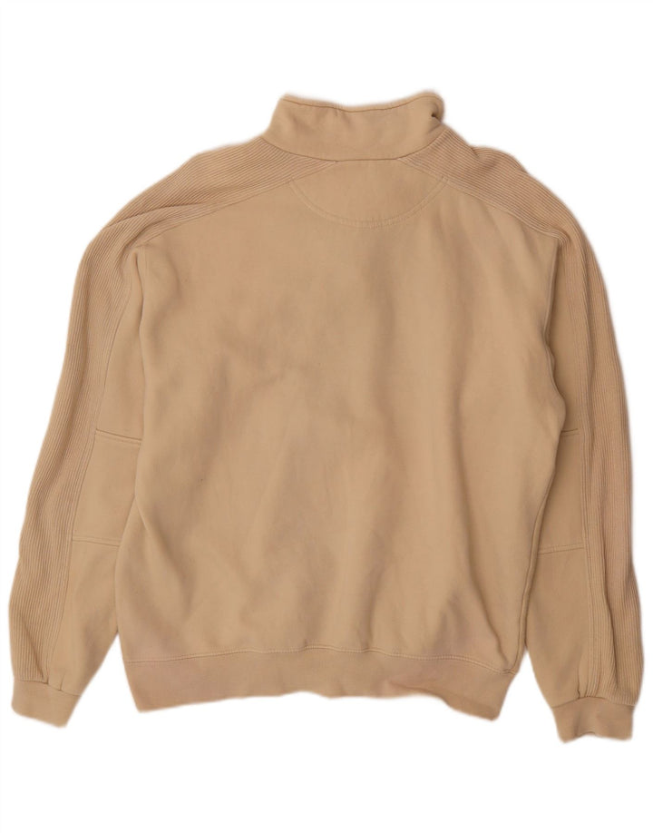 Champion Herre Sweatshirt Jumper Stor Beige Bomuld