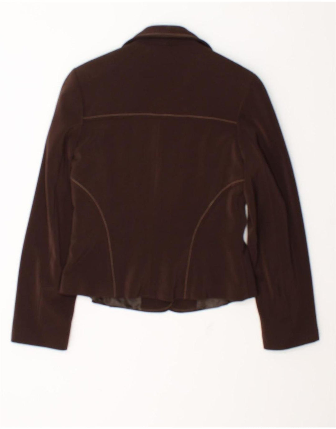 Vintage kvinders 2-delt nederdelsæt IT 42 Medium W28 Brun polyester
