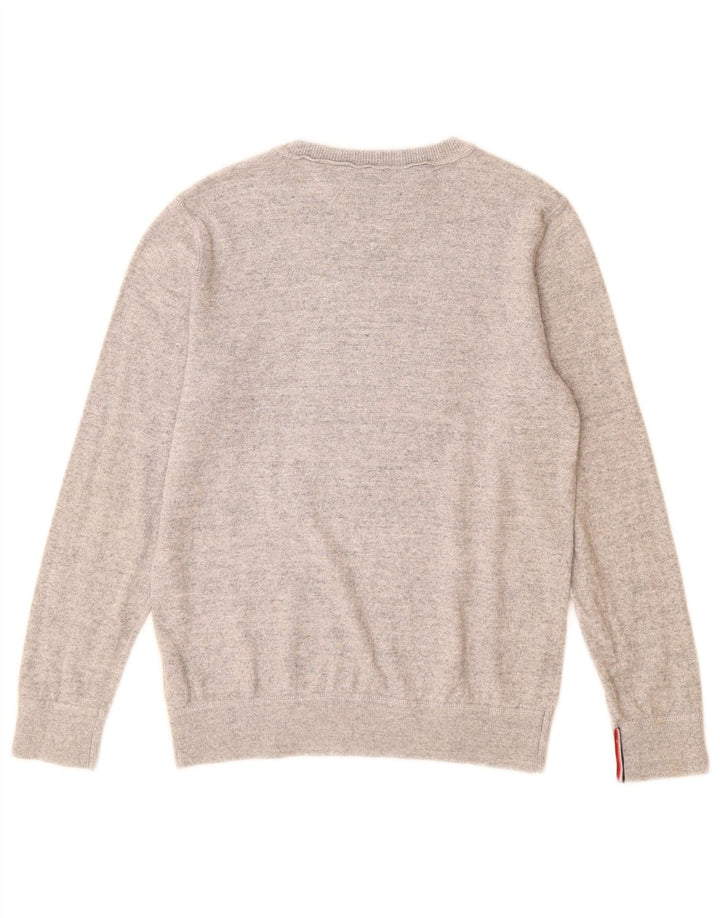 Tommy Hilfiger drenge grafisk sweatshirt trøje 11-12 år grå bomuld