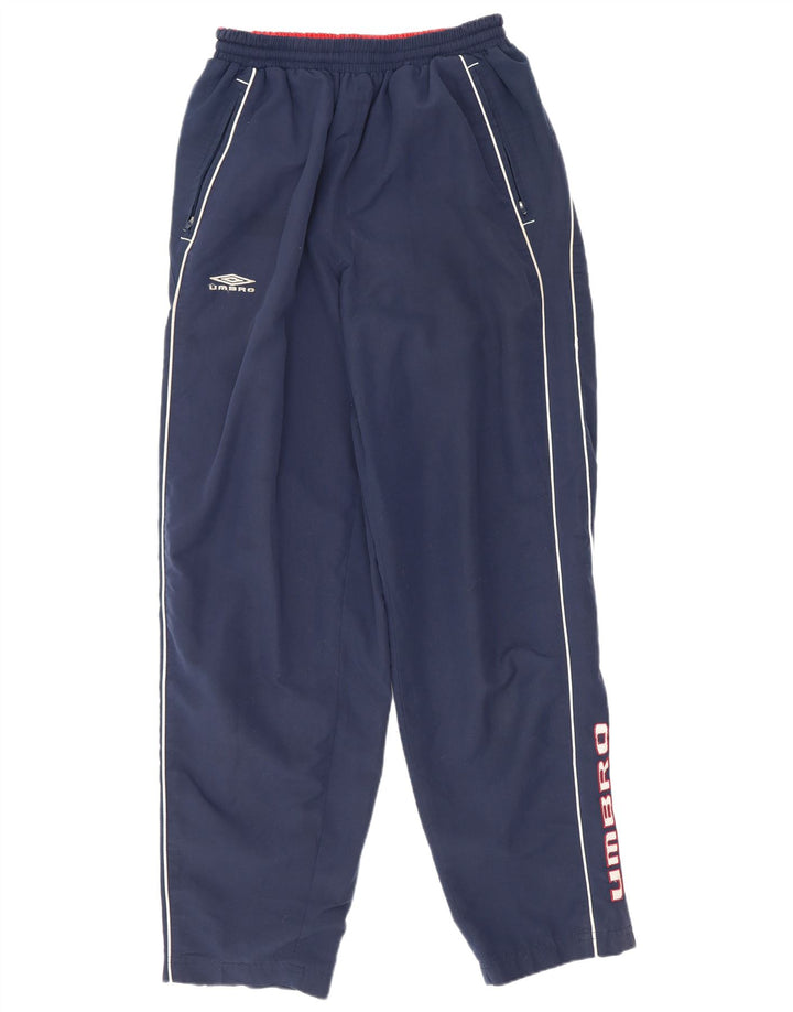 Umbro Herre grafisk træningsdragt Bukser Joggers Small Navy Blue Polyester