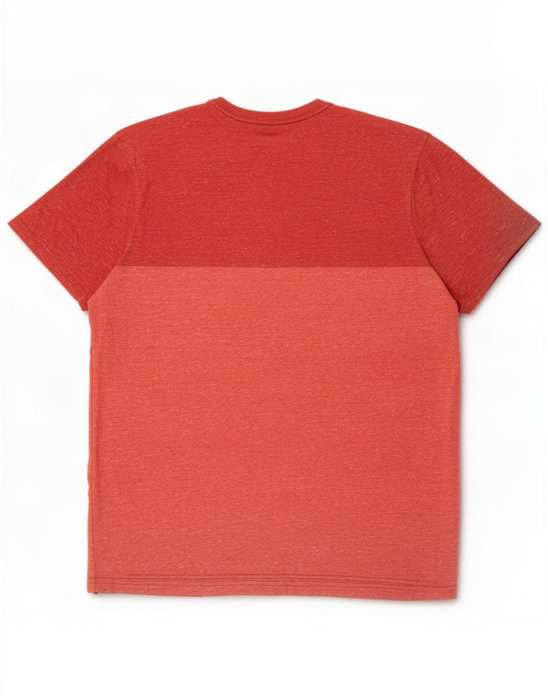 Mossimo Herre T-Shirt Top Medium Rød Colourblock Bomuld