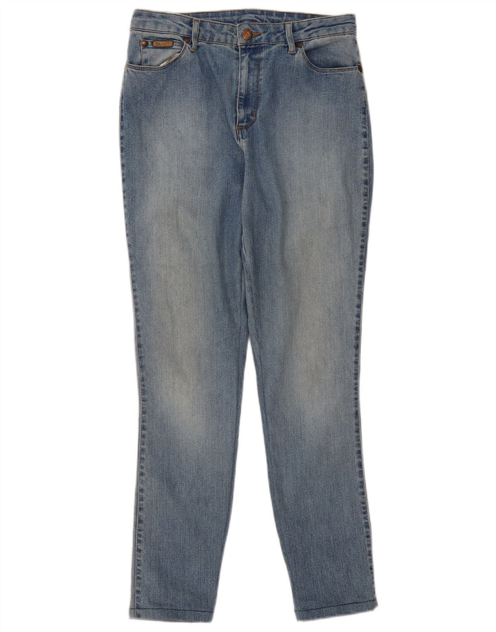 Wrangler Dame Skinny Jeans W31 L30 Blå Bomuld