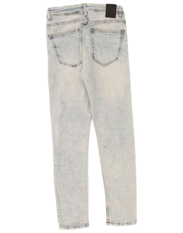 Zara Herre Skinny Jeans EU 44 Large W34 L31 Blå Bomuld