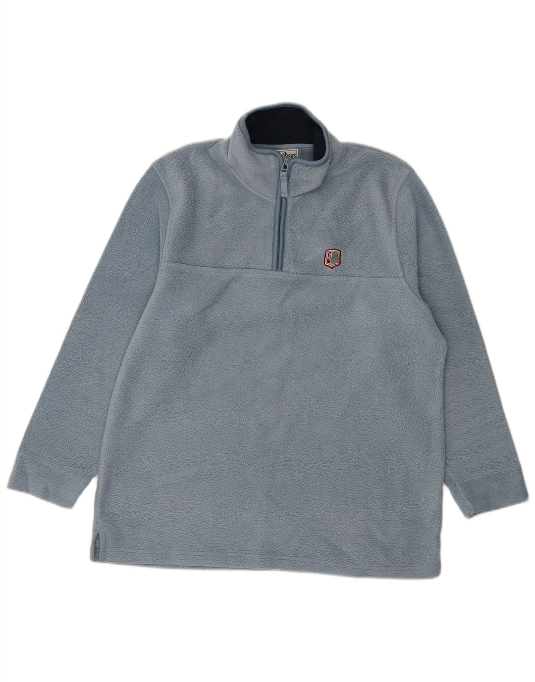 ASICS Fleece Jumper med lynlås til mænd, stor blå polyester
