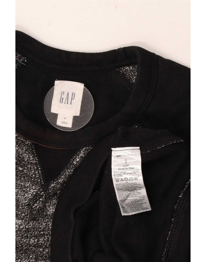 Gap Herre Sweatshirt Jumper Lille Grå Colourblock Bomuld