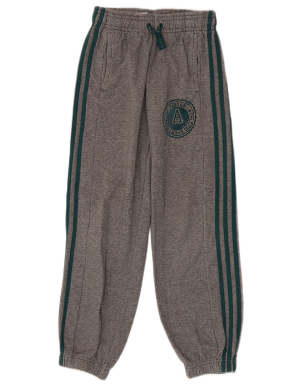 Adidas Drenge Grafisk træningsdragt Bukser Joggers 11-12 år Grå Flecked