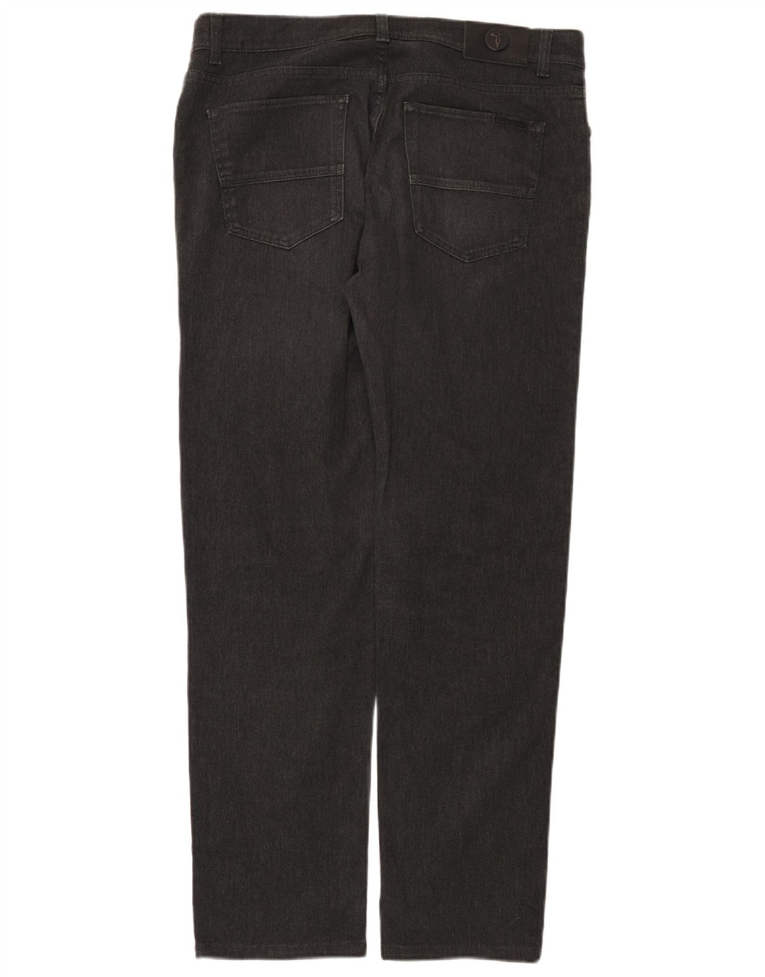 Trussardi Straight Jeans til mænd W37 L31 Grå bomuld