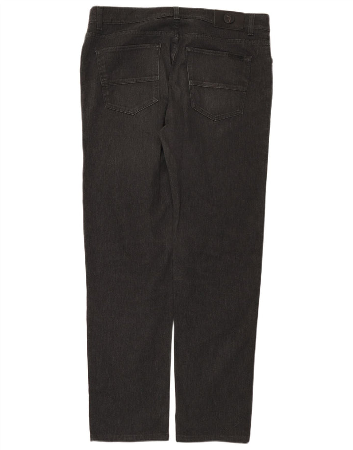 Trussardi Straight Jeans til mænd W37 L31 Grå bomuld