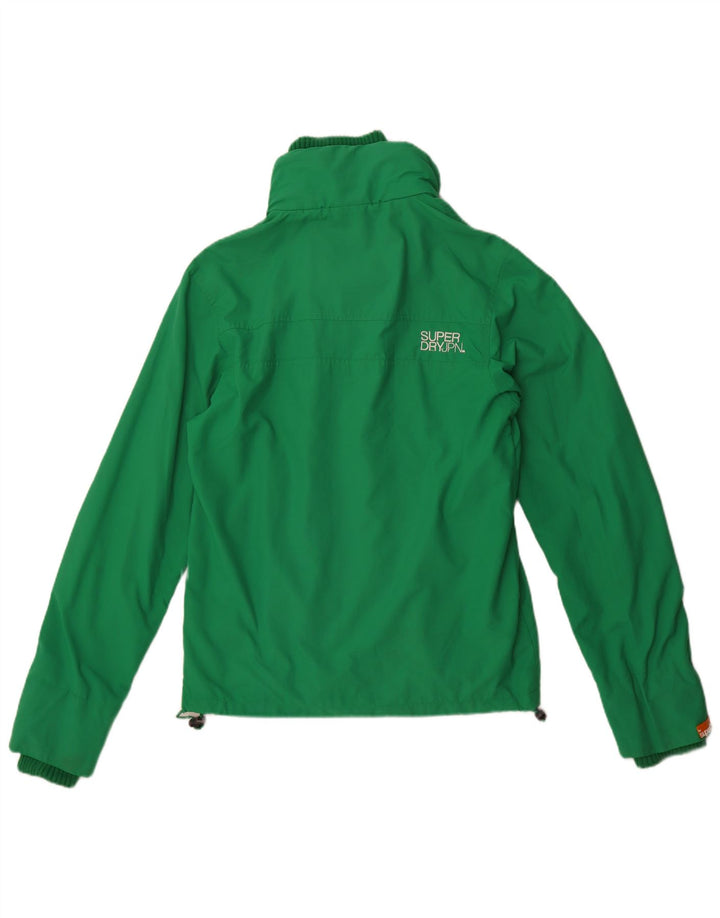 Superdry Herre Dobbelt Blacklabel Windbreaker Jacket UK 38 Medium Green Nylon