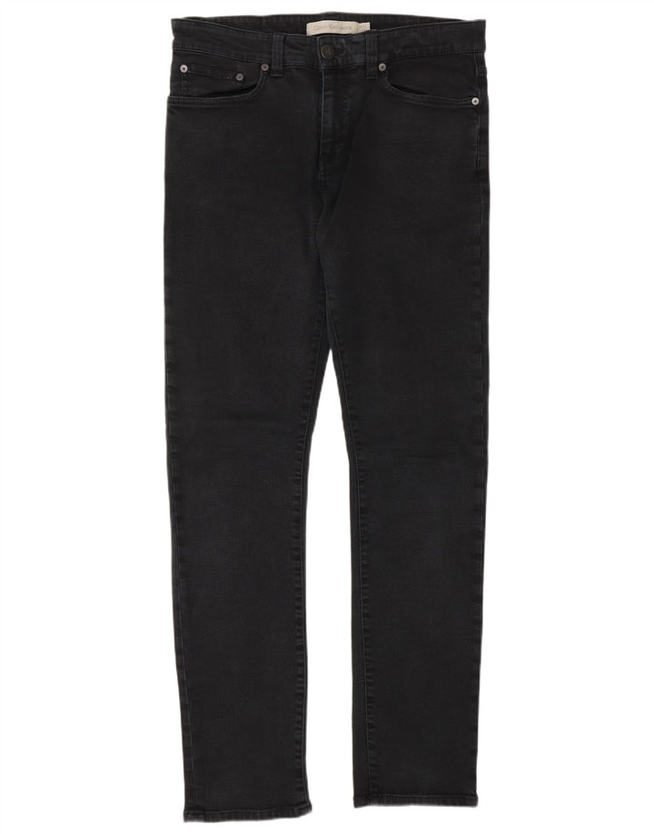 Calvin Klein Herre Slim Jeans W31 L32 Grå Bomuld