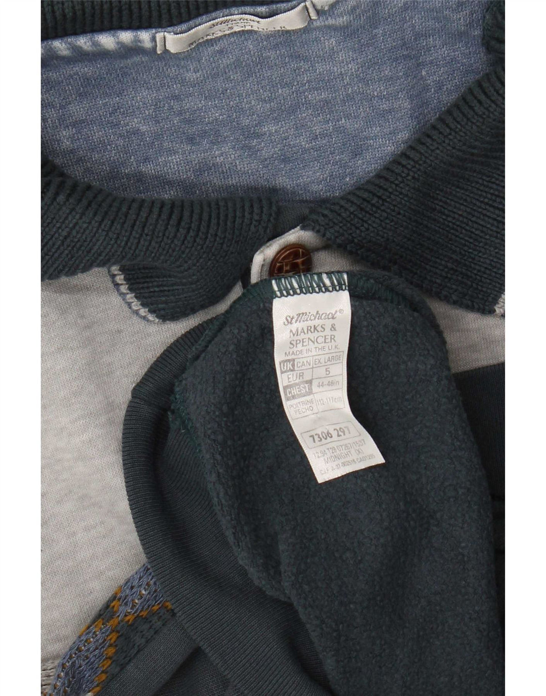 Marks & Spencer Herre St. Michael Sweatshirt Jumper XL Marineblå