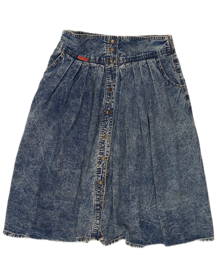 Vintage denimnederdel til kvinder W32 Large Blue