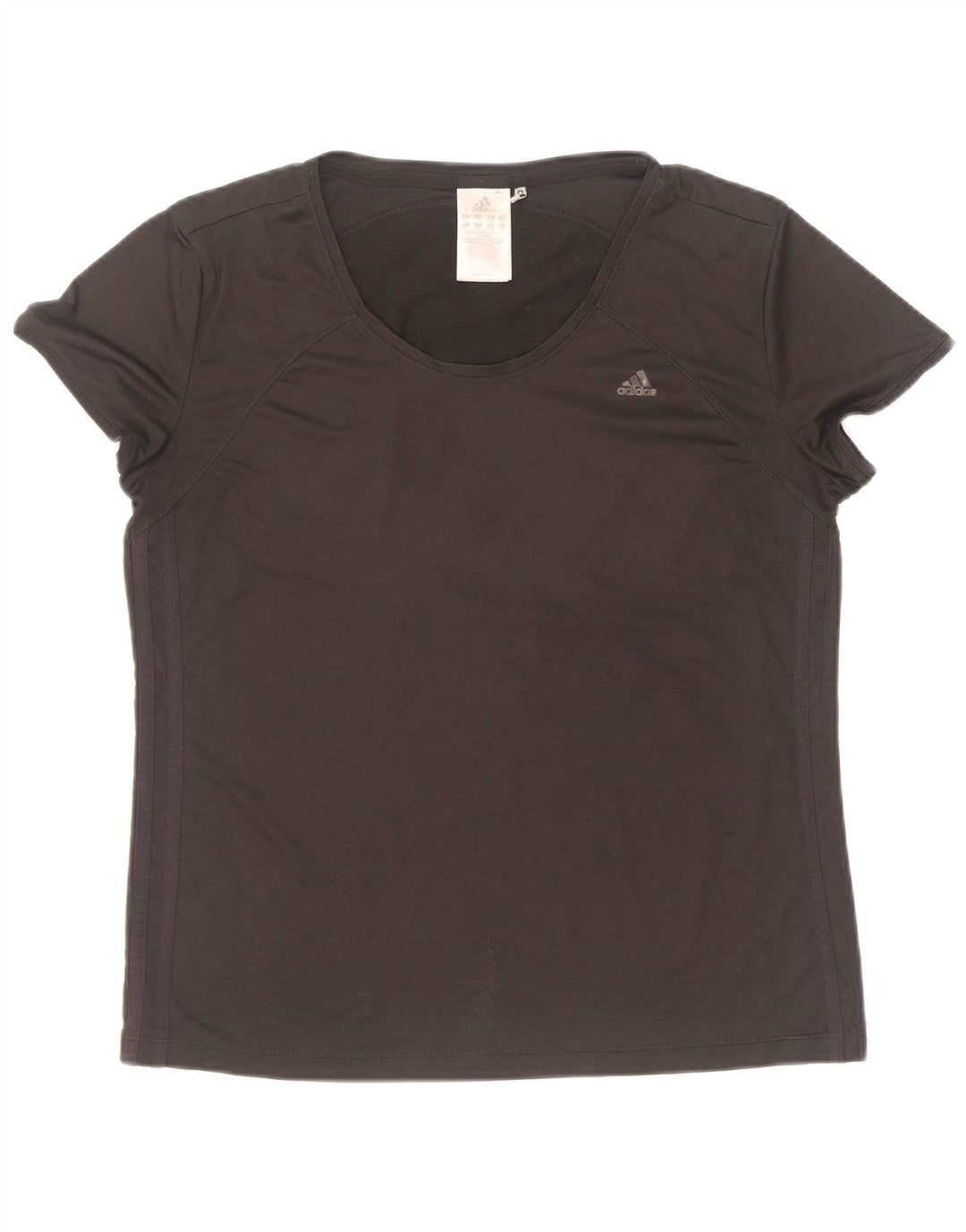 Adidas Dame Climacool T-Shirt Top UK 16 Stor Sort Polyester