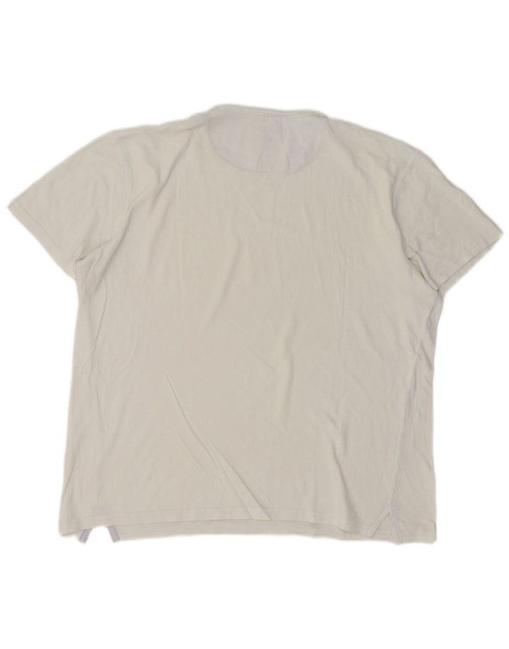 Massimo Dutti Herre T-Shirt Top Large Off White