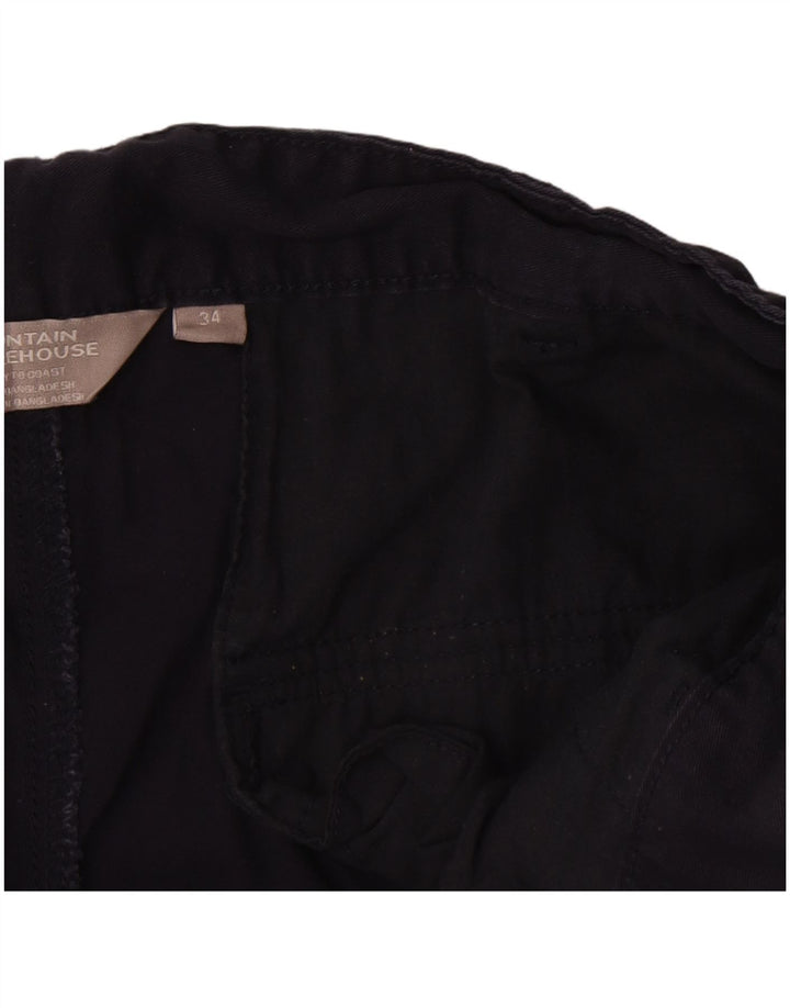 Mountain Warehouse Herre Cargo Shorts W34 Large Navy Blue Cotton