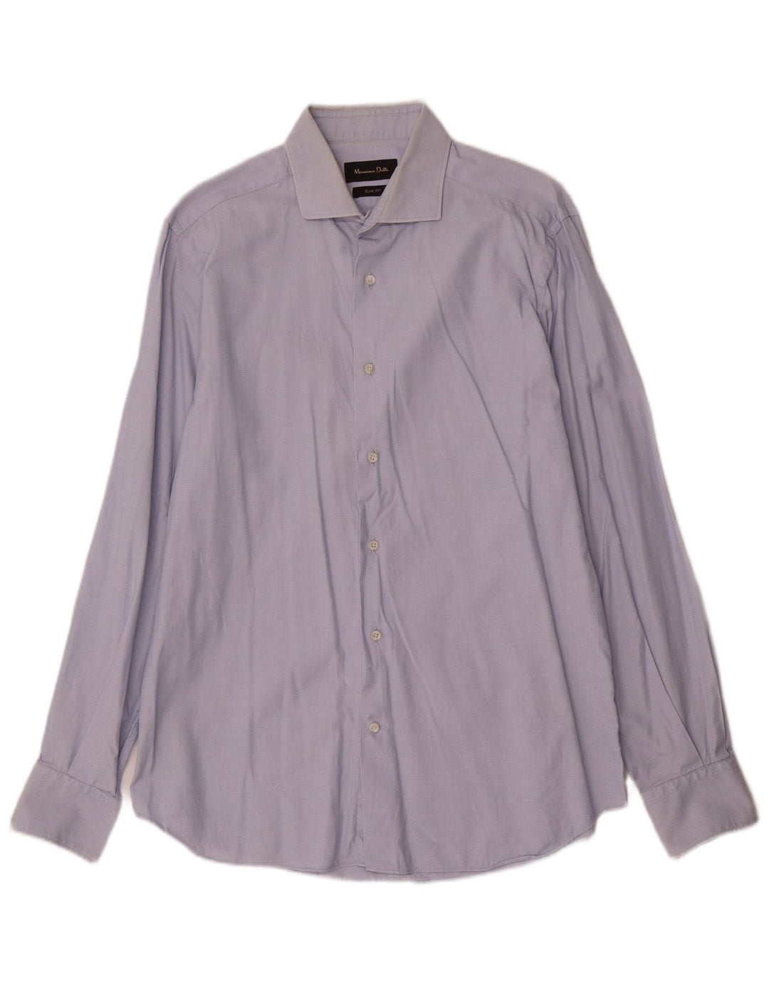 Massimo Dutti Herre Slim Fit Skjorte Str. 41 16 Stor Blå