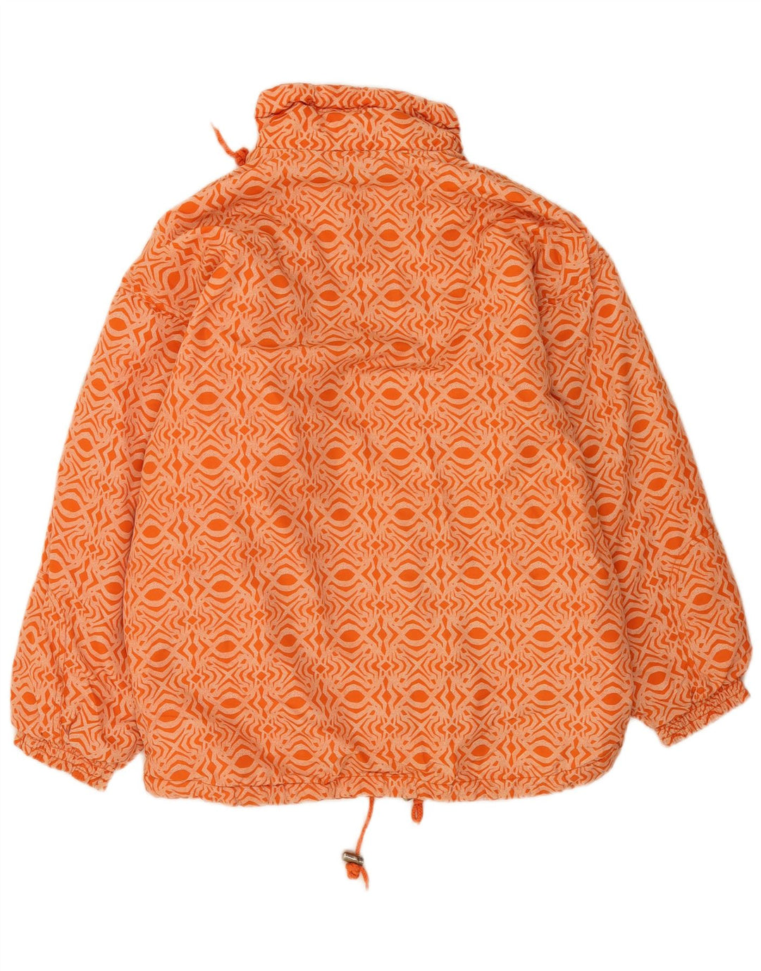 Etirel Herre Anorak Jacket UK 44 2XL Orange Geometrisk Polyester