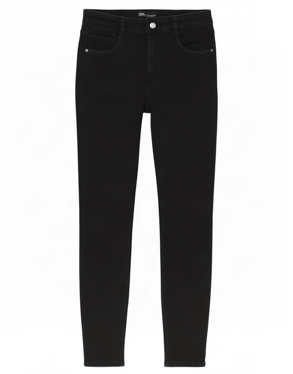 Zara Dame Skinny Jeans EU 40 Medium W30 L27 Sort