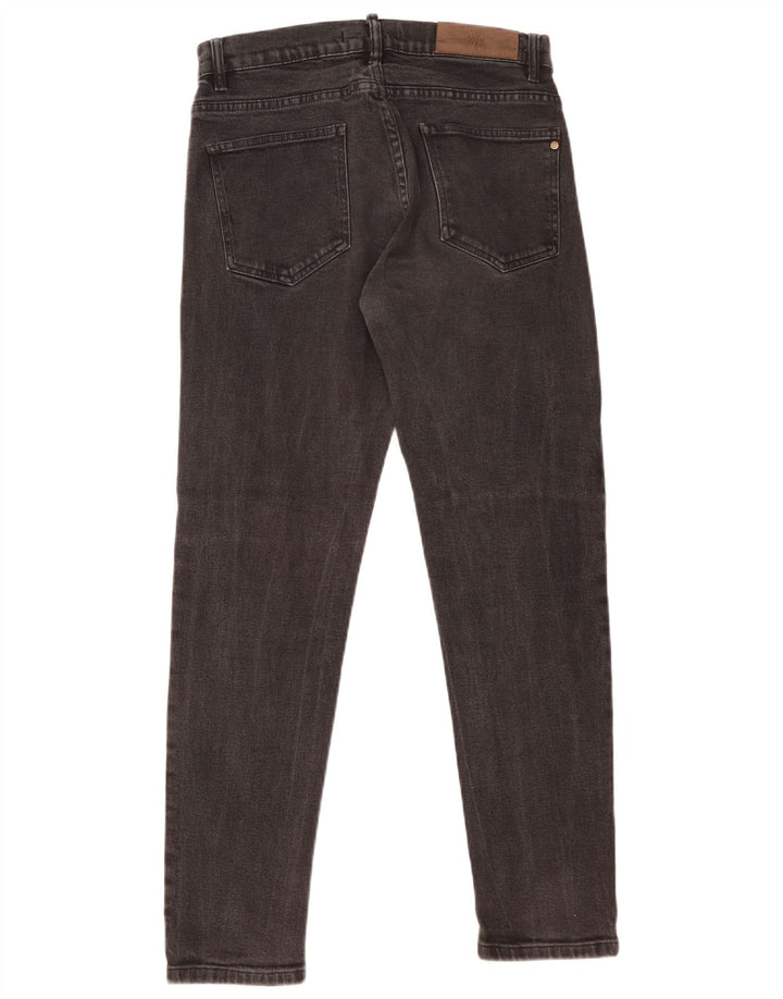 Zara Herre Slim Jeans EU 42 Large W32 L30 Sort