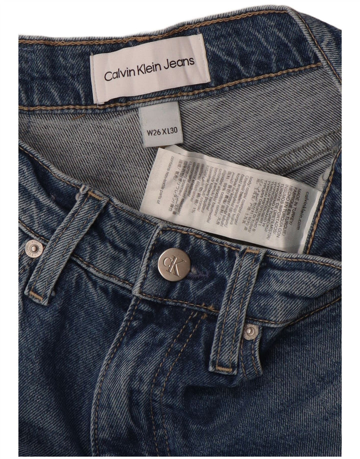 Calvin Klein Dame Bootcut Jeans W26 L30 Blå Bomuld