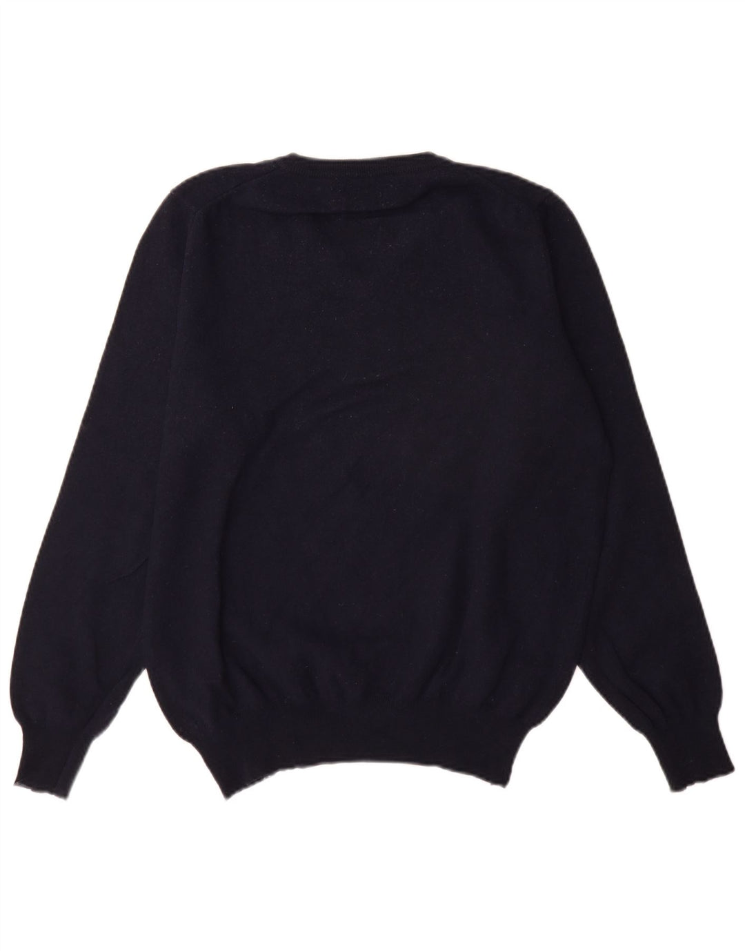 Fred Perry Herre V-hals sweater Stor marineblå uld