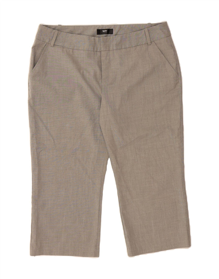 MOSSIMO Womens Straight Capri Trousers US 12 Large W34 L21 Beige Polyester Vintage Mossimo and Second-Hand Mossimo from Messina Hembry 