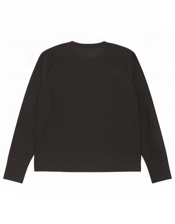 Adidas Dame Aeroready Top Langærmet UK 20/22 XL Sort Polyester