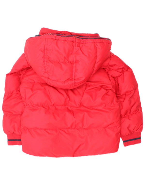 Timberland Boys Polstret Hættejakke 2-3 År Rød Polyester