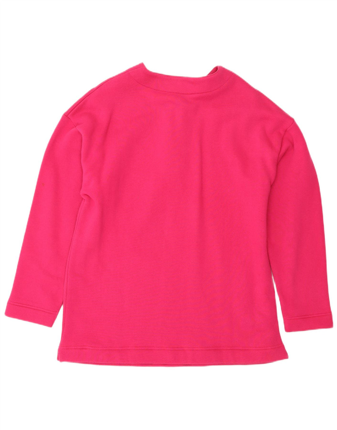 Benetton Dame Sweatshirt Jumper UK 14 Medium Pink